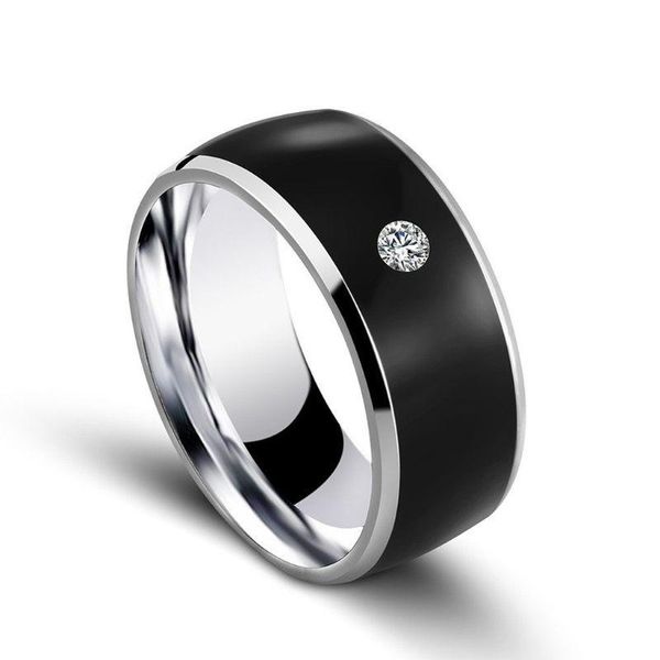 

est magic nfc smart ring universal for all android windows cellphone mobile phones black digital rings us 6-13 cluster, Golden;silver