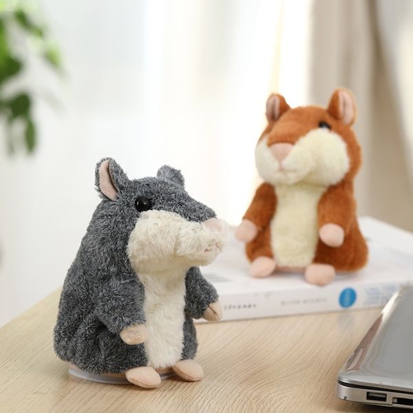 

simulated plush toy doll recording intelligent talking hamster