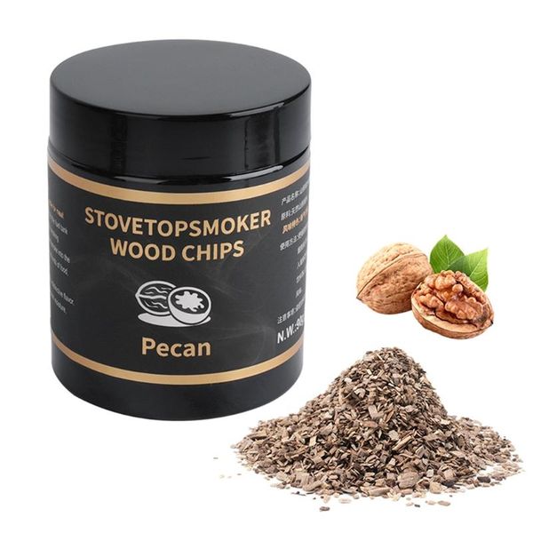 

tools & accessories smoker sawdust chips wood 1 box walnut apple cherry oak for smokers grills bake roast and bbq s17 21 dropship