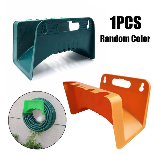 

watering equipments heavy duty wall mounted garden hose pipe hanger holder storage bracket shed fence cable plastic rack 1 piece
