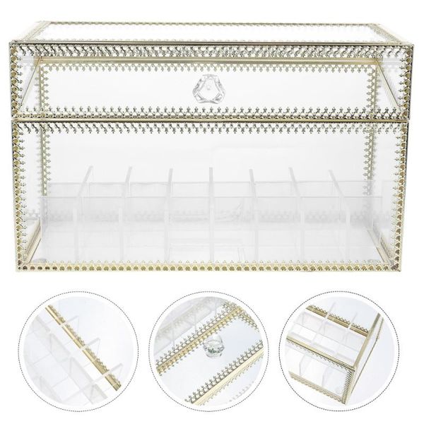 

storage boxes & bins delicate cosmetic box 24 grids lipstick dresser