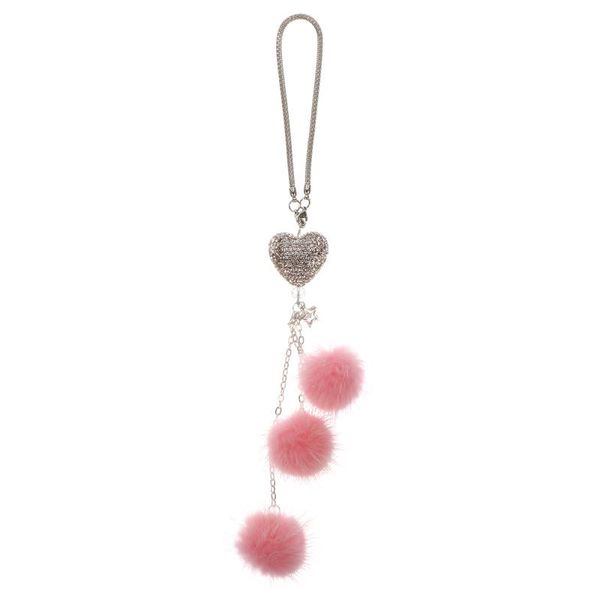 

1pc adorable rearview mirror ball pendant car interior hanging crystal decor decorations