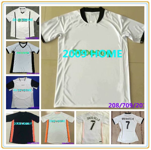 

10 retro angulo soccer jersey david villa aimar djukic mendieta .gÃ³mez football calcio gameiro parejo gaya guedes ferran c.sole, Black