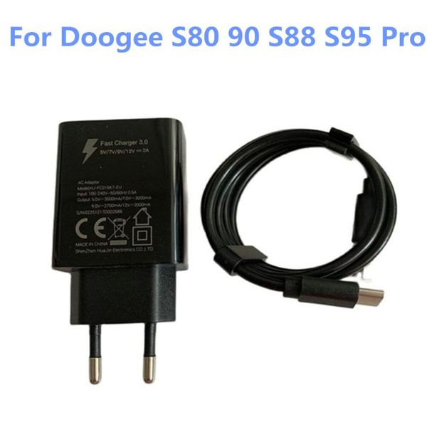 

cell phone repairing tools for doogee s88 pro s95 s68 s90 s90c s80 usb ac adapter charger eu plug travel switching power +usb data line cabl