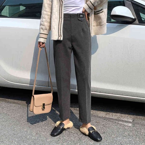 

capris arrival winter korea women's fashion elastic waist harem all combined loose casual female pants s305, Black;white