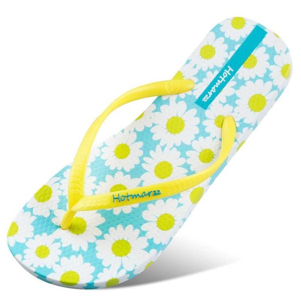 

slippers women flowers printing flip flops ladies beach fashion summer sandals pool shower shoes, Black