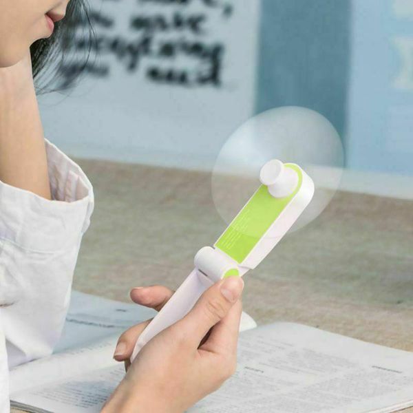 

electric fans summer handheld mini folding cooler fan portable air usb battery personal