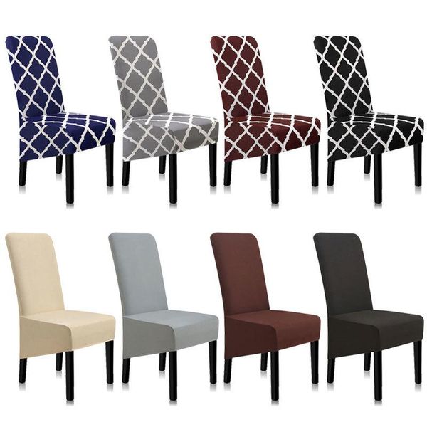 

chair covers spandex geometric cover printing elastic dining ch47050