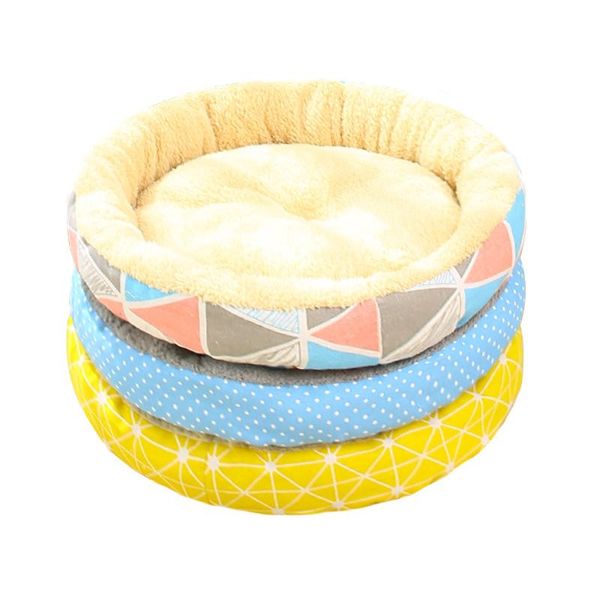 

kennels & pens pet dog bed warm soft cotton comfortable pad mat round kennel washable sleeping beds sofa for puppy cats supplies