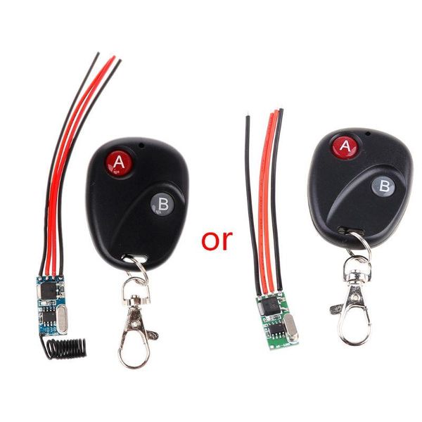 

remote controlers relay wireless switch control dc3v 3.7v 5v 6v 7v 9v 12v mini power led lamp controller micro receiver transmitter m5tb