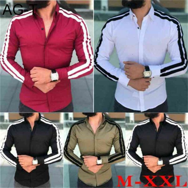 

new spring autumn features shirts men casual striped shirts long sleeve luxury casual office slim fit male dress shirts, White;black