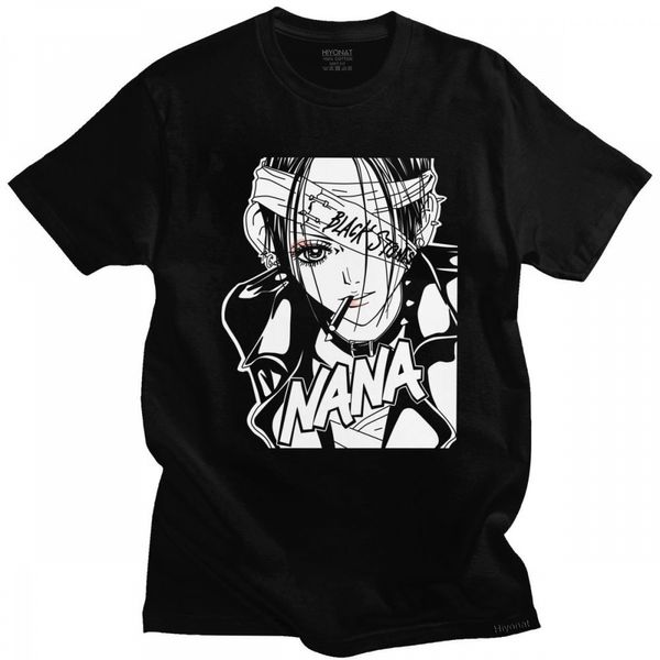 

Fashion Men T Shirts Manga Nana Osaki Short Sleeves Cotton Tshirt O-neck Streetwear T-shirt Japanese Anime Harajuku Tee Tops, Mainly pictures