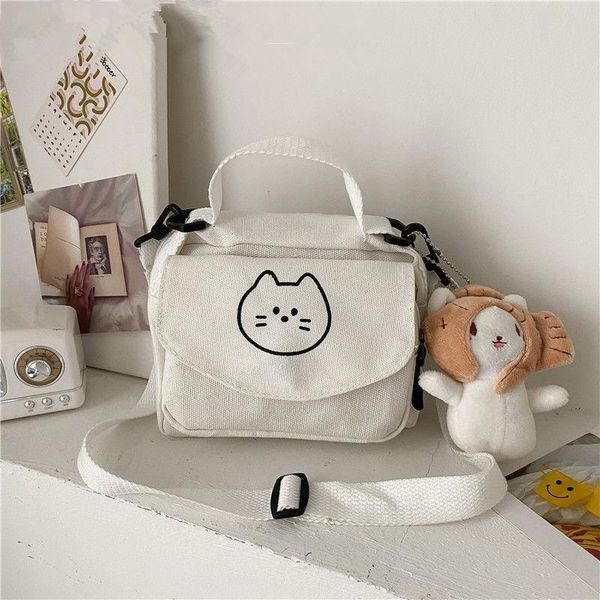 

evening bags 2021 canvas small fresh ladies one-shoulder diagonal bag multifunctional fashion cartoon print all-match package