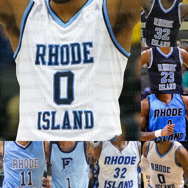 

custom rhode island basketball jerseys fatts russell jeff dowtin tyrese martin langevine calverley mobley lamar odom jared, Black;red