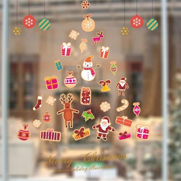 

wall stickers merry christmas sticker living room bedroom decoration festival mural art diy home decal poster kids xmas gift