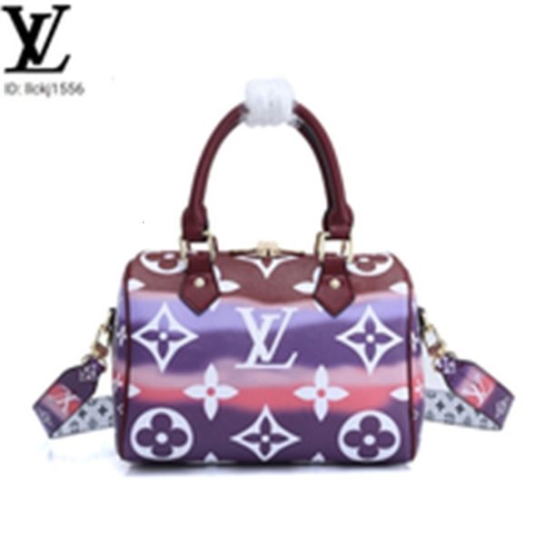 

shoulder iconic brand body designer luxury totes m41113 handbags split bags gradient handles lightning bags pillow cross bag women bag, Red;black