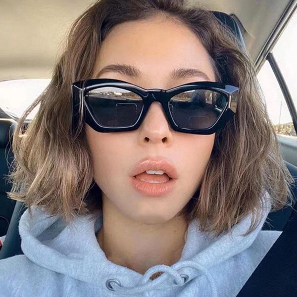 

2022 new sunglass women small size stylish vintage sunglass for women fashion retro classic tints spring de sol hombre, White;black