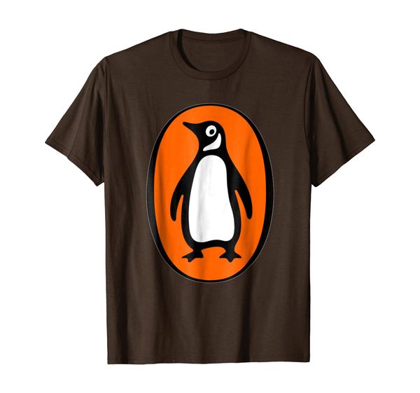 

penguin t-shirt books logo, White;black