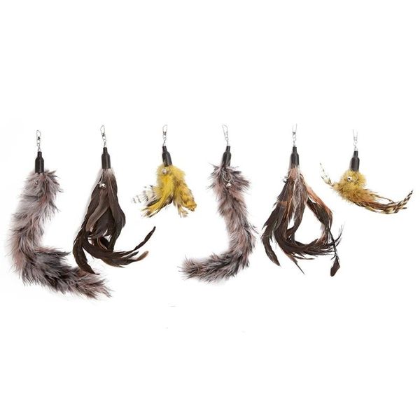 

pack feather refill cat favorite toy with natural feathers toys