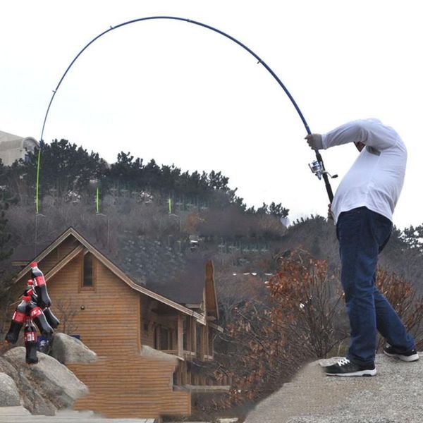 

fishing rods strength 2.1-3.6m fiberglass sea rod pole tackle tools boat
