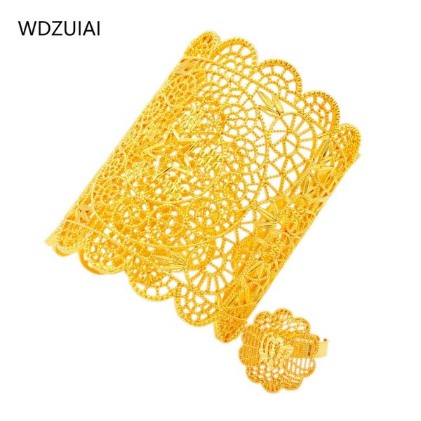

earrings & necklace wdzuiai 24k gold color &ring set trendy women bridal wedding party jewelry ethiopian/african/american mom gif, Silver
