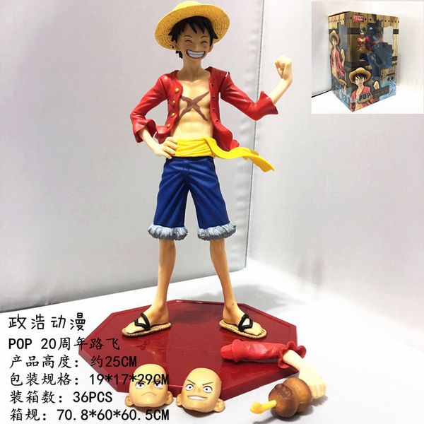 

pirate / navigation king 20th anniversary limited pop luffy handmade model boxed