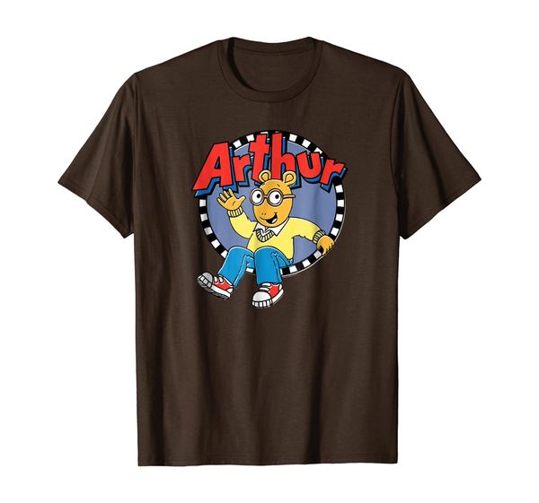 

arthur non distressed arthur waving logo, White;black