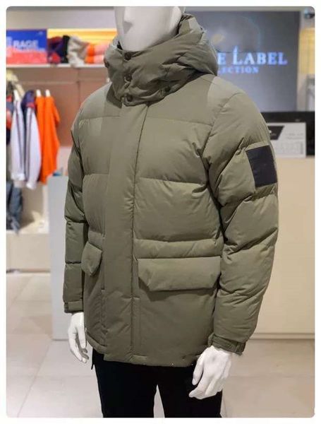 

mens jackets parka women classic casual down coats outdoor warm feather winter hoodies jacket coat outwear couples clothing asian size, Black