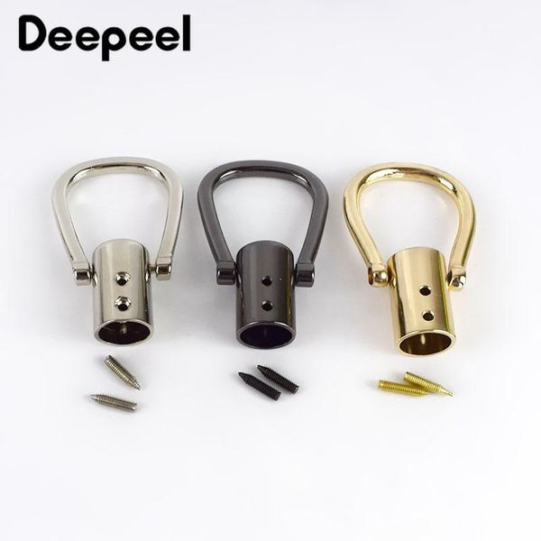 

bag parts & accessories 2/4/10pcs 12mm metal buckles tassel cap clasp handbag handle straps buckle hooks bags connector hanger diy, Black