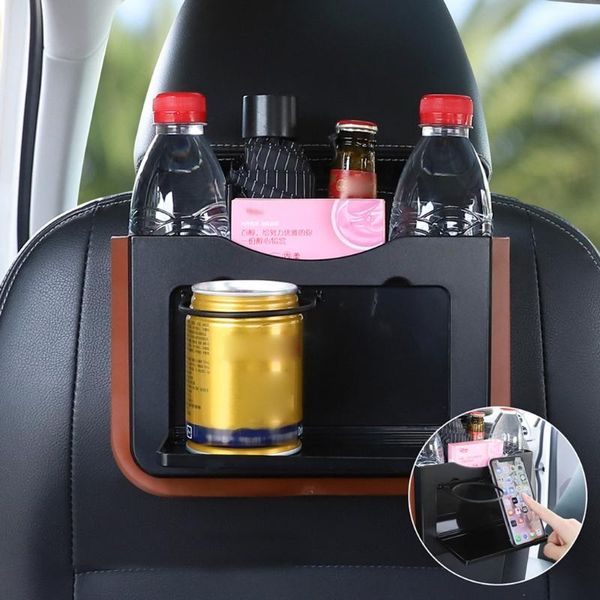 

car organizer upgrade foldable trash can hanging multi-function seat back waste bin garbage umbrella storage bucket x37f