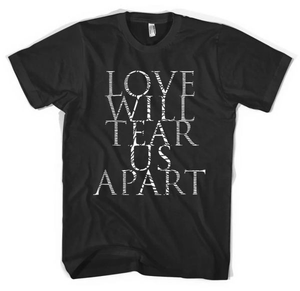 

love will tear us apart joy division t-shirt all sizes, White;black