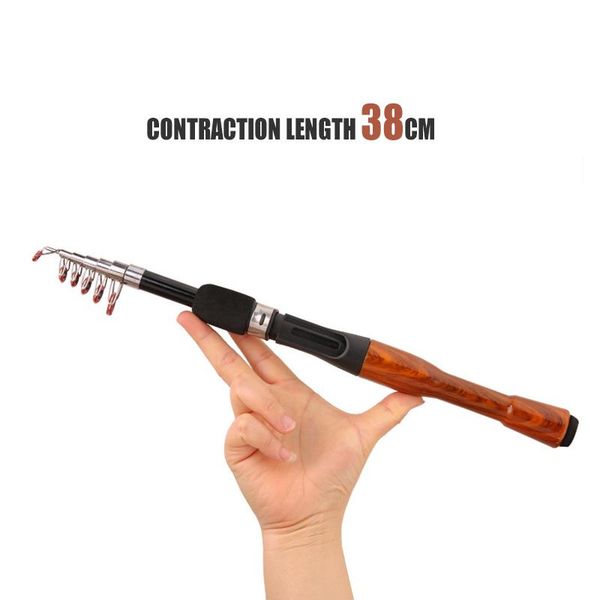 

boat fishing rods 1.3m 1.6m 1.8m mini rod carp portable pole for travel