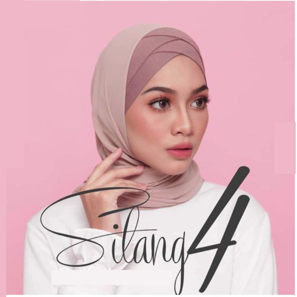 

4 layers islamic muslim cotton plain hijab hat women turban head scarf ne cover burqa under scarf bone bonnet cap head wear, Red