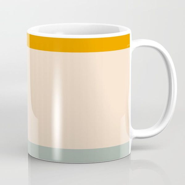 

mugs heracles - minimal summer retro stripes coffee mug