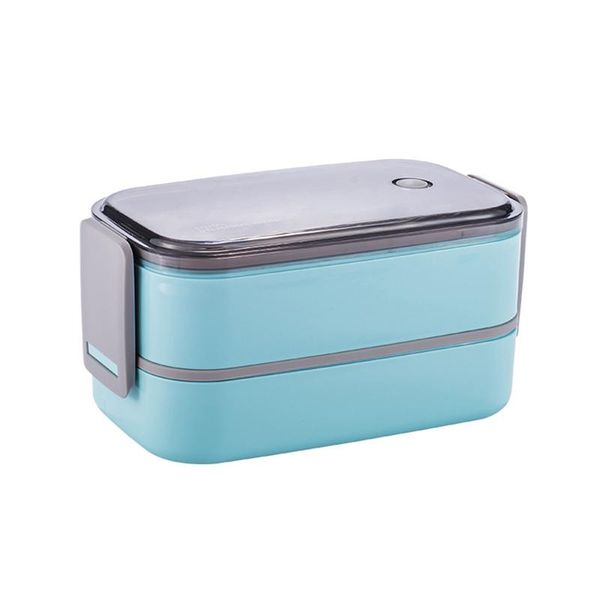 

dinnerware sets double-layer bento lunch box leakproof containers for adults and kids microwave safe bpa-free