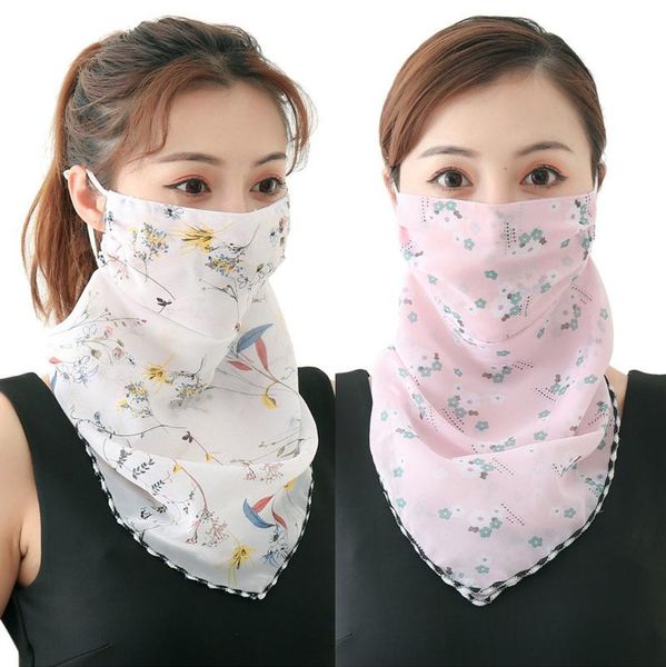

scarves 2 pack women sun chiffon neck gaiter proof face outdoors bandanas turban hand band magic outdoor cycling headband, Blue;gray