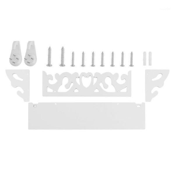 

bathroom shelves 1pc/lot white wall hanging shelf goods convenient rack storage holder home bedroom decoration ledge decor s/m/l1