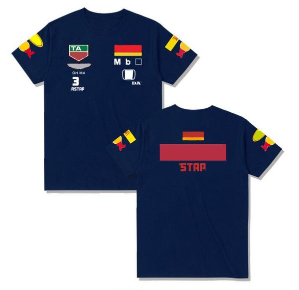 

f1 racing suit formula one customizable car team casual breathable short-sleeved t-shirt
