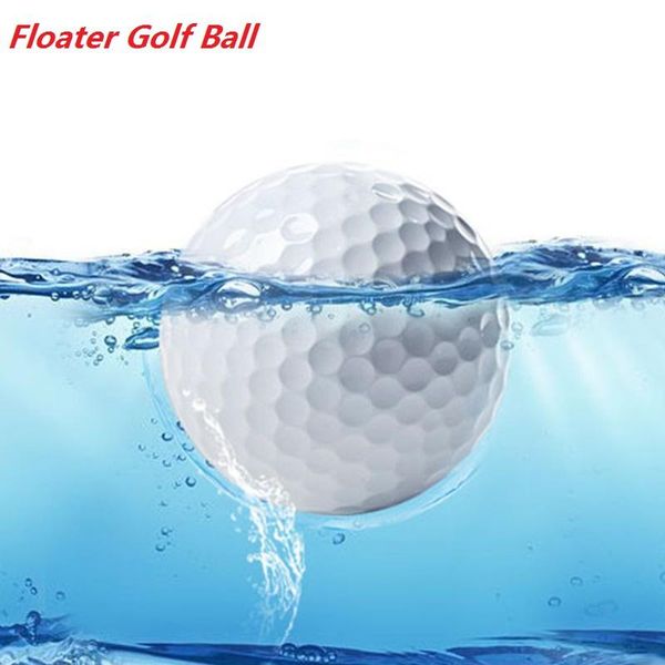 

golf balls floater water range practice ball orange white colour 10balls one pack