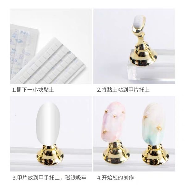 

base crystal practice frame acrylic piece trailer manicure tool set