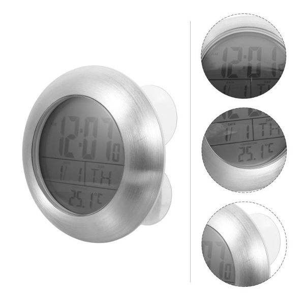 

electronic clock temperature gauge digital display (battery) wall clocks