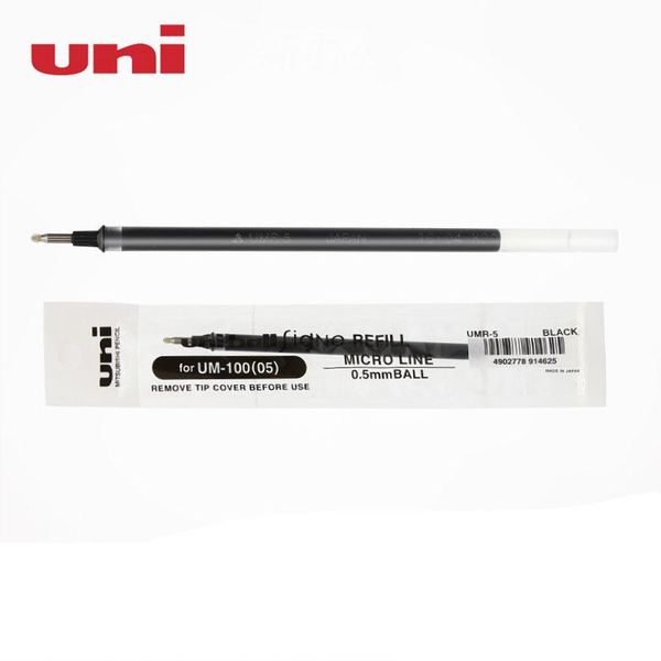 

gel pens uni-ball signo dx ink pen 0.5 mm refill umr-5 for um-100 uni mitsubishi black/blue/red