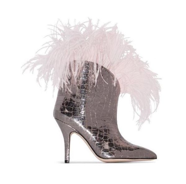 

boots dipsloot purple woman sip skin in short boots pinpointed toe heels thin ankle size 44 qjjs, Black