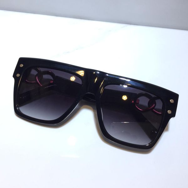 

sunglasses for men and women summer style 188 anti-ultraviolet retro plate square full frame fashion eyeglasses random box, White;black
