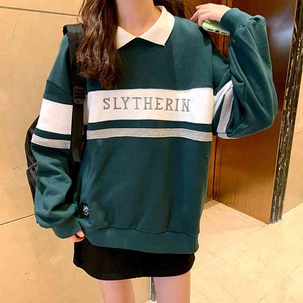 

women's jackets coat knitted or crocheted sweatshirt, feminine, color contrast, two pieces, false, green jacket, letters, harajuku, pat, Black;brown