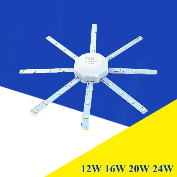 

strips bedroom indoor 12/16/20/24w creative round led strip 5730smd ceiling downlight lampshade white lamps 220v power voltage