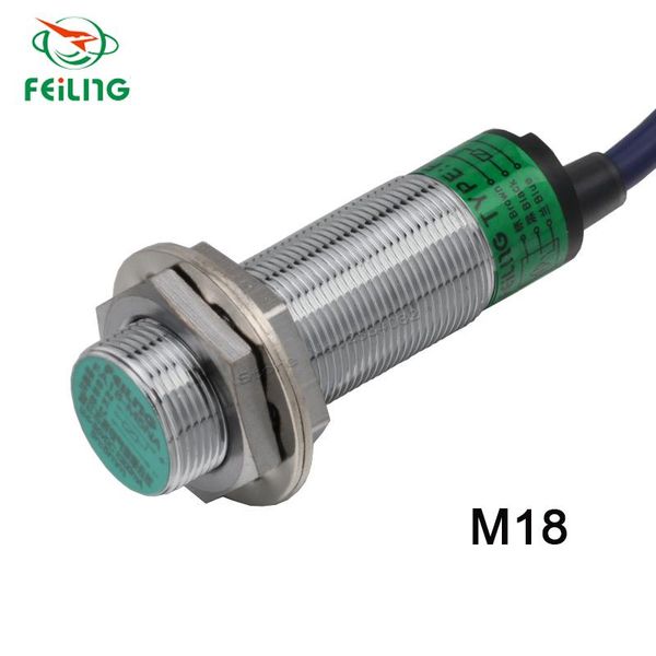 

smart home control proximity switch dc ac 2/3 wire pnp npn nc no 5mm distance measuring inductive sensor approach fa18 lj18 m18