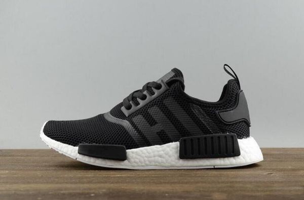 

men women model r1 again triple black-white-red primeknit shoe men's and women's fashion casual shoes size eur 36-45