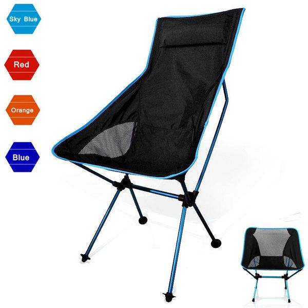 

camp furniture beach chair fishing grazing camping ultralight folding outdoor 7075 al oxford fabric max 100kg modern moon