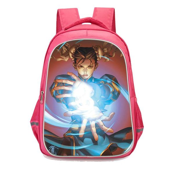 

orthopedic girls backpack for school chunli print bags children primary grade 1-5 kids bag